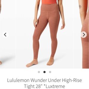 Lululemon Wunder Under High Rise 28” Legging